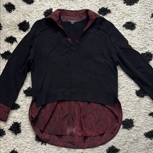 Acrobat size xs Black and Red Women'stwofer Top